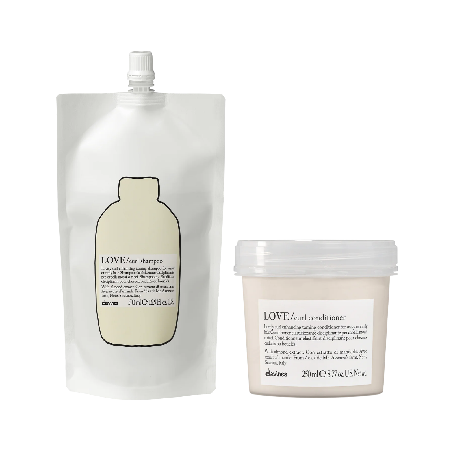 Love Curl Shampoo Refill & Conditioner Bundle