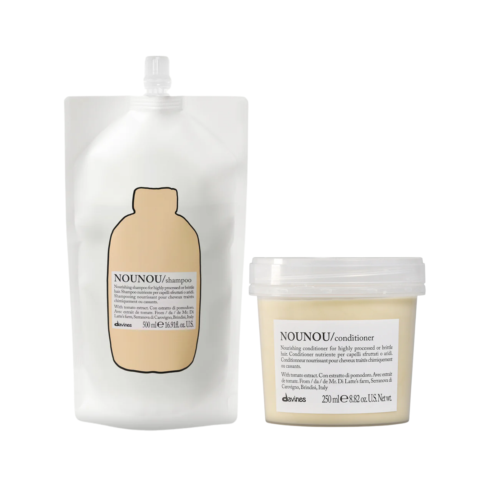 Nounou Shampoo Refill & Conditioner Bundle